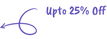 25% discount on annual plans