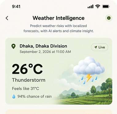 Weather Intelligence in Soluta
